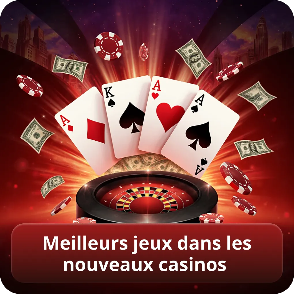 Meilleurs jeux dans les nouveaux casinos