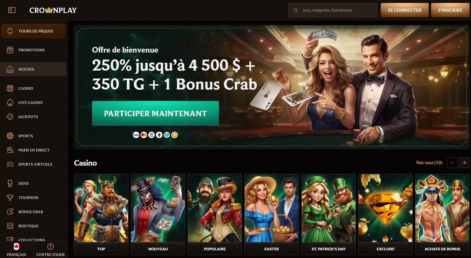 Bonus des nouveaux casinos en ligne