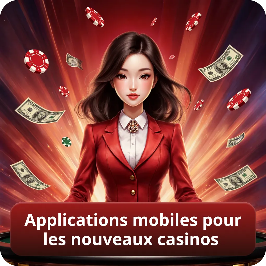 Applications mobiles pour les nouveaux casinos