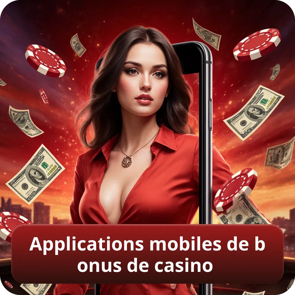 Applications mobiles de bonus de casino