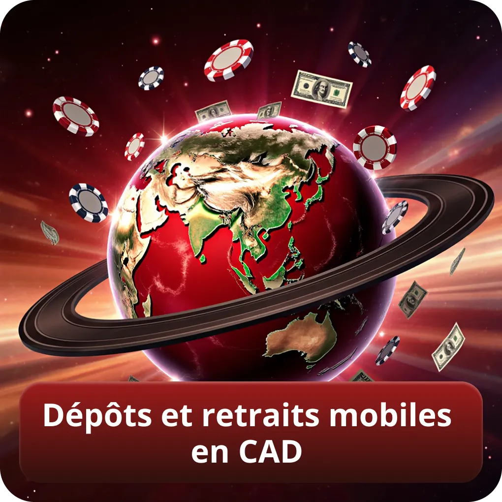 Dépôts et retraits mobiles en CAD