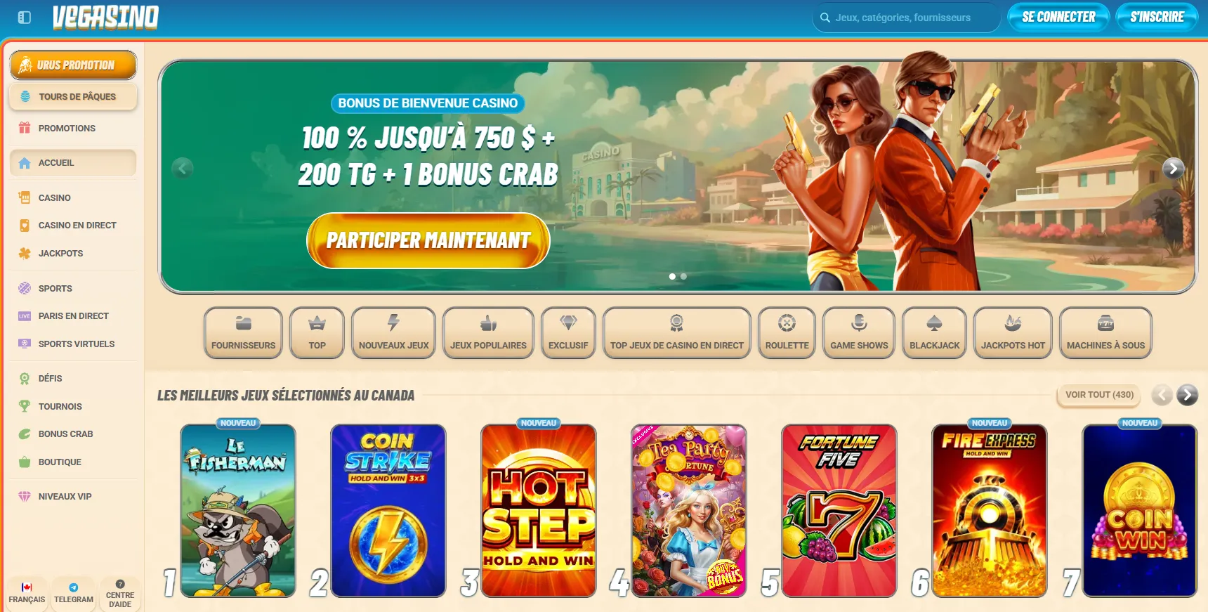 Inscription sur les sites de nouveaux casinos