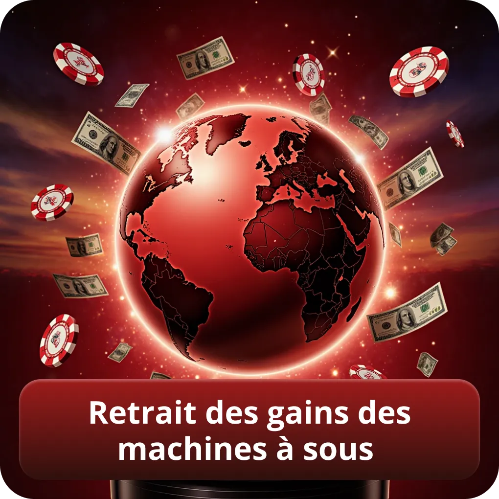 Retrait des gains des machines à sous